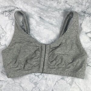 Gray Women's Sports Bra - After Breast Surgery Bra